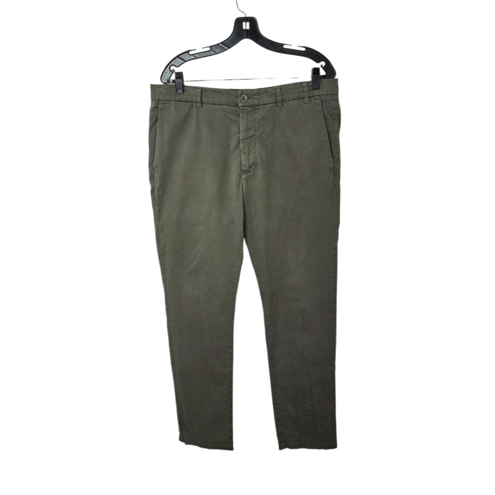 Norse‎ Projects Aros Slim Organic Stretch Twill Chino Army Green Men's 34X32
